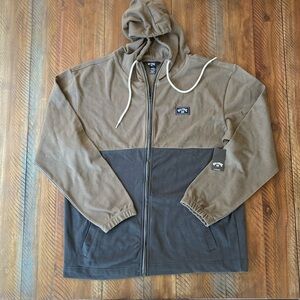 Men’s Billabong Jacket Zip Up Hoodie Large New NWT